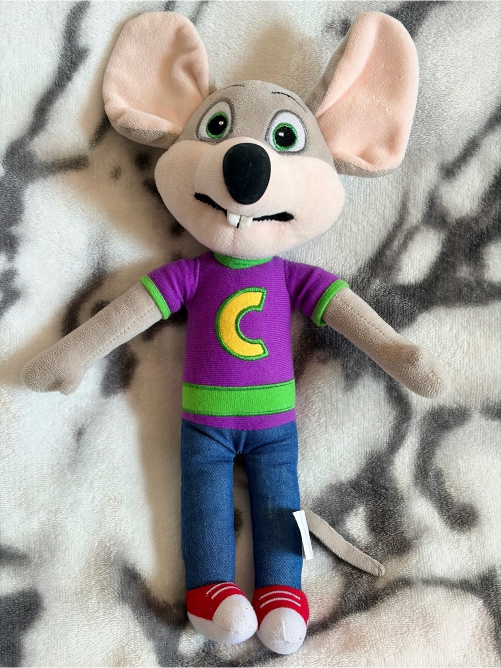 2013 Chuck E. Cheese 14” Plush Toy/EUC
